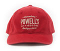 Powells Red Baseball Cap S M