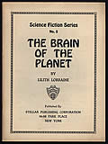 The Brain of the Planet: Science Fiction Series No. 5