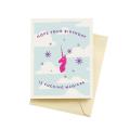 Card Single Magical Unicorn Birthday Seltzer