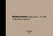 Shakesmeare Unlined Landscape Notebook (Powell's Compendium of Readerly Terms)