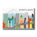 Portland Skyline Magnet