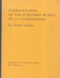 Bibliography of the published works of J V Cunningham