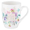 Value Mug Faith Hope Love Floral