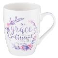 Value Mug Grace Is Sufficient Floral