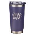 Christian Art Gifts Stainless Steel Double-Wall Vacuum Insulated Tumbler Travel Mug for Women: Be Still & Know - Psalm 46:10 Inspirational Bible Verse