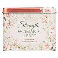 Christian Art Gifts Scripture Cards, Strength for a Woman's Heart, Double Sided Cards