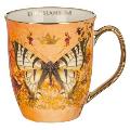 Christian Art Gifts Large Ceramic Novelty Scripture Coffee & Tea Mug for Women: Grace - Ephesians 2:8 Inspirational Bible Verse, Floral Butterfly, Ora
