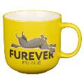 The Fur Side Coffee Mug for Dog Lovers, Furever Friends Ceramic