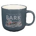 The Fur Side Coffee Mug for Dog Lovers, Come Over to the Bark Side Ceramic