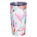Heartfelt Insulated Travel Mug It's the Little Things, Pink Petals, Stainless Steel