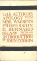 Authors Apology from Mrs Warrens Profession