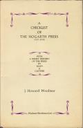 Checklist Of The Hogarth Press 1917 1938