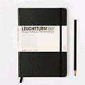Leuchtturm1917 Medium Lined Hardcover Black Journal
