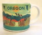 Oregon Pacific Wonderland Geometric 14 oz White Metro Mug