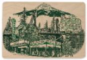 Portlandmark Wooden Postcard