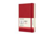 Moleskine 2020-21 Daily Planner, 18m, Large, Scarlet Red, Hard Cover (5 X 8.25)