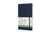 Moleskine 2020-21 Weekly Planner, 18m, Large, Sapphire Blue, Soft Cover (5 X 8.25)