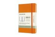 Moleskine 2020-21 Weekly Planner, 18m, Pocket, Cadmium Orange, Hard Cover (3.5 X 5.5)