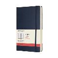 CAL22 Moleskine 12 Month Daily Large Sapphire Blue Hard Cover