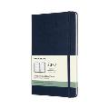 CAL22 Moleskine 12 Month Weekly Large Sapphire Blue Hard Cover