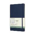 CAL22 Moleskine 12 Month Weekly Large Sapphire Blue Soft Cover