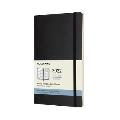 CAL22 Moleskine 12 Month Monthly Large Black Soft Cover