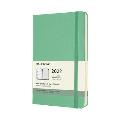 CAL22 Moleskine 12 Month Weekly Large Ice Green Hard Cover