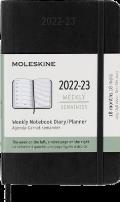 CAL23 Moleskine 18 Month Weekly Pocket Black Soft Cover