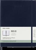 CAL23 Moleskine 18 Month Weekly XL Sapphire Blue Soft Cover
