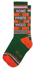 Home Is Where the Weed Is Crew Socks