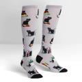Booked For Meow Womens Knee High Socks