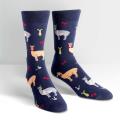 Llama Drama Mens Crew Socks