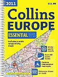 2011 Collins Essential Road Atlas Europe