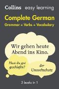 Complete German Grammar Verbs Vocabulary 3 Books in 1