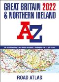 A Z Great Britain Road Atlas 2022 with Northern Ireland