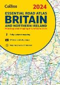 2024 Collins Essential Road Atlas Britain & Northern Ireland