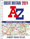 Great Britain A Z Handy Road Atlas 2024 A5 Spiral