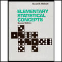 Elementary statistical concepts