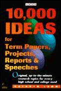 10000 Ideas For Term Paper Projects Repr