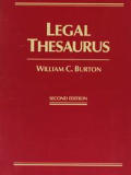 Legal Thesaurus 2nd Edition