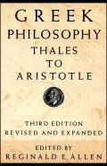 Greek Philosophy Thales To Aristotle 3rd Edition