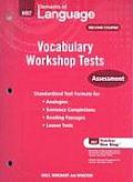 Holt Elements of Language Second Course Vocabulary Workshop Tests Assessment