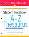 HarperCollins Student Notebook A Z Thesaurus