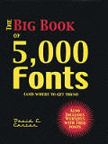 Big Book Of 5000 Fonts & Where To Get Them