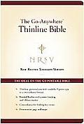 Bible NRSV Go Anywhere Personal Size Thinline Burgundy Bonded Leather