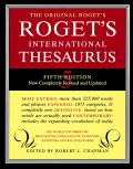 Rogets International Thesaurus 5th Edition