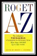 Roget A To Z The Definitive Thesaurus Of