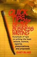 Quick Tips For Better Business Writing