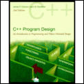 C++ Program Design Introduction To Programming & 2nd Edition