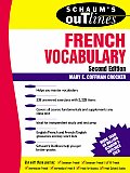 Schaums Outline Of French Vocabulary